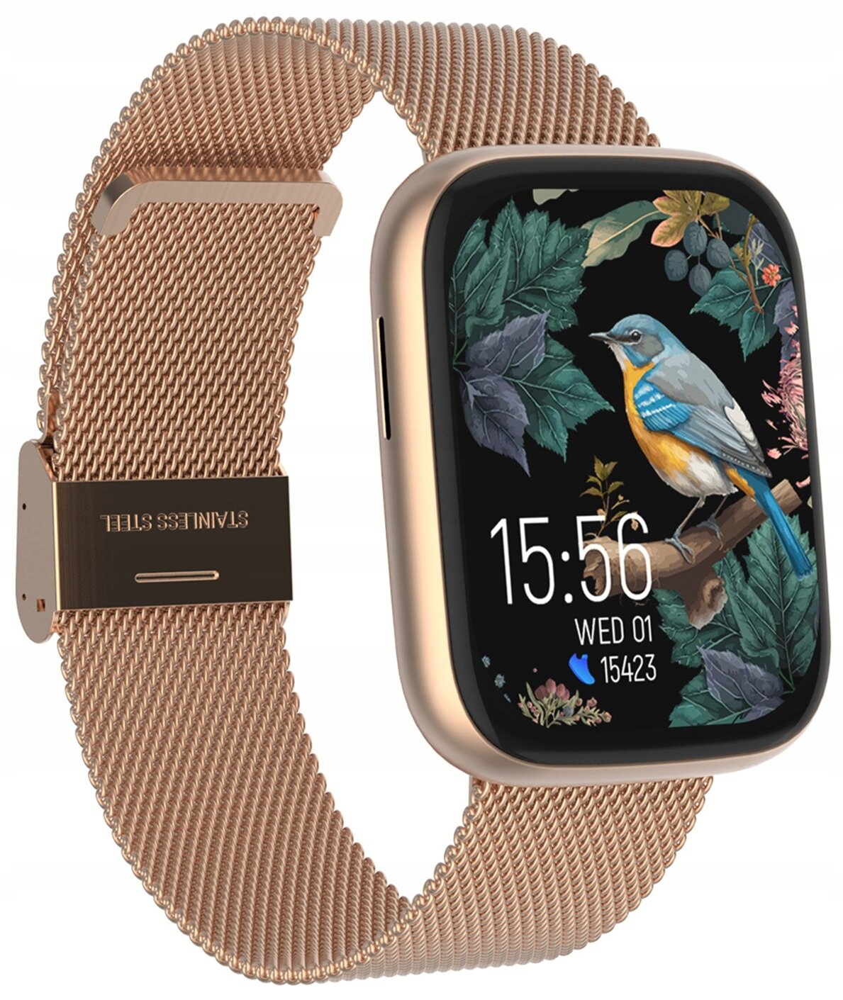 Smartwatch FOREVER SW-330 ForeVigo 4 Różowe złoto - Sklep