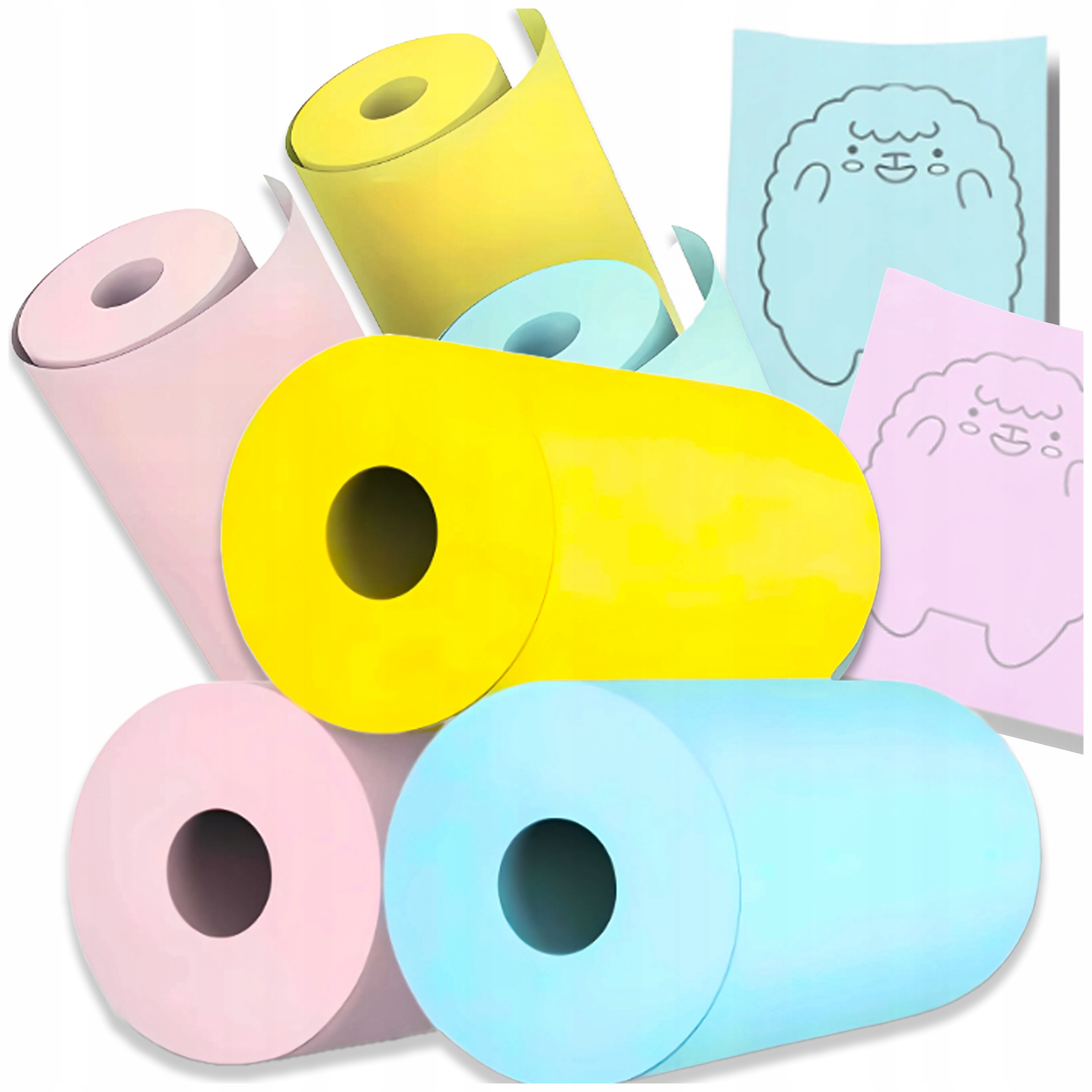 3X термобумага цветные рулонные картриджи для мини-ПРИНТЕРАПРИНТЕР