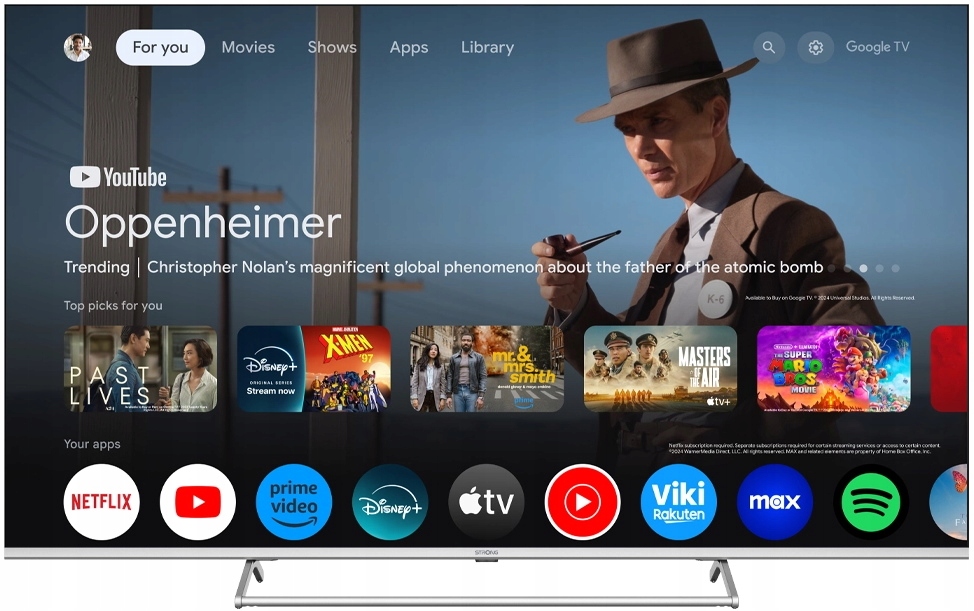 Strong Smart Qled Tv 50"/ SRT50UG8773C/ Uhd/ 3840x2160/ DVB-T2/C/S2/ H.265/