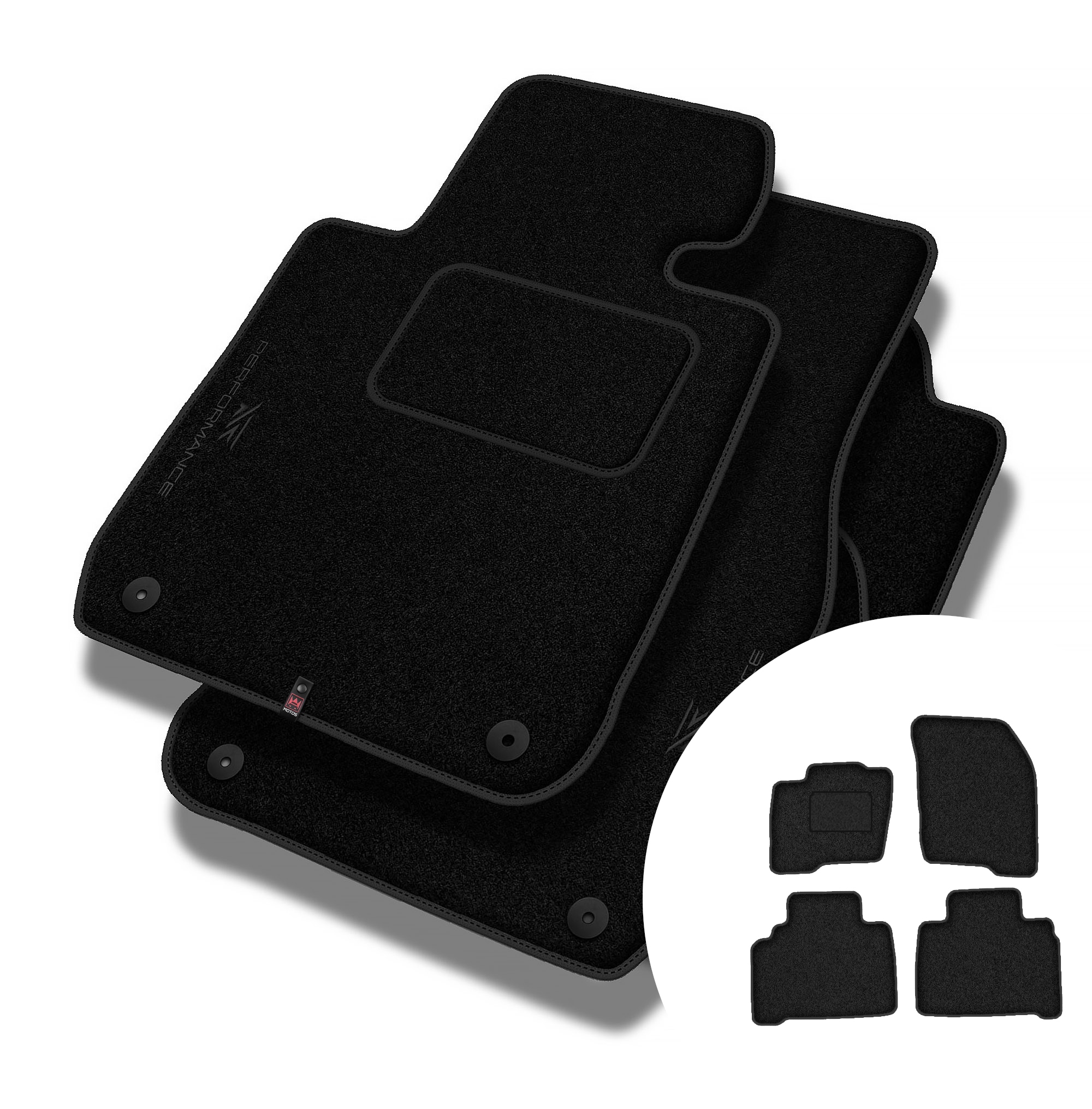 Velurové koberce Performance pro Ford S-max II 2010-2019