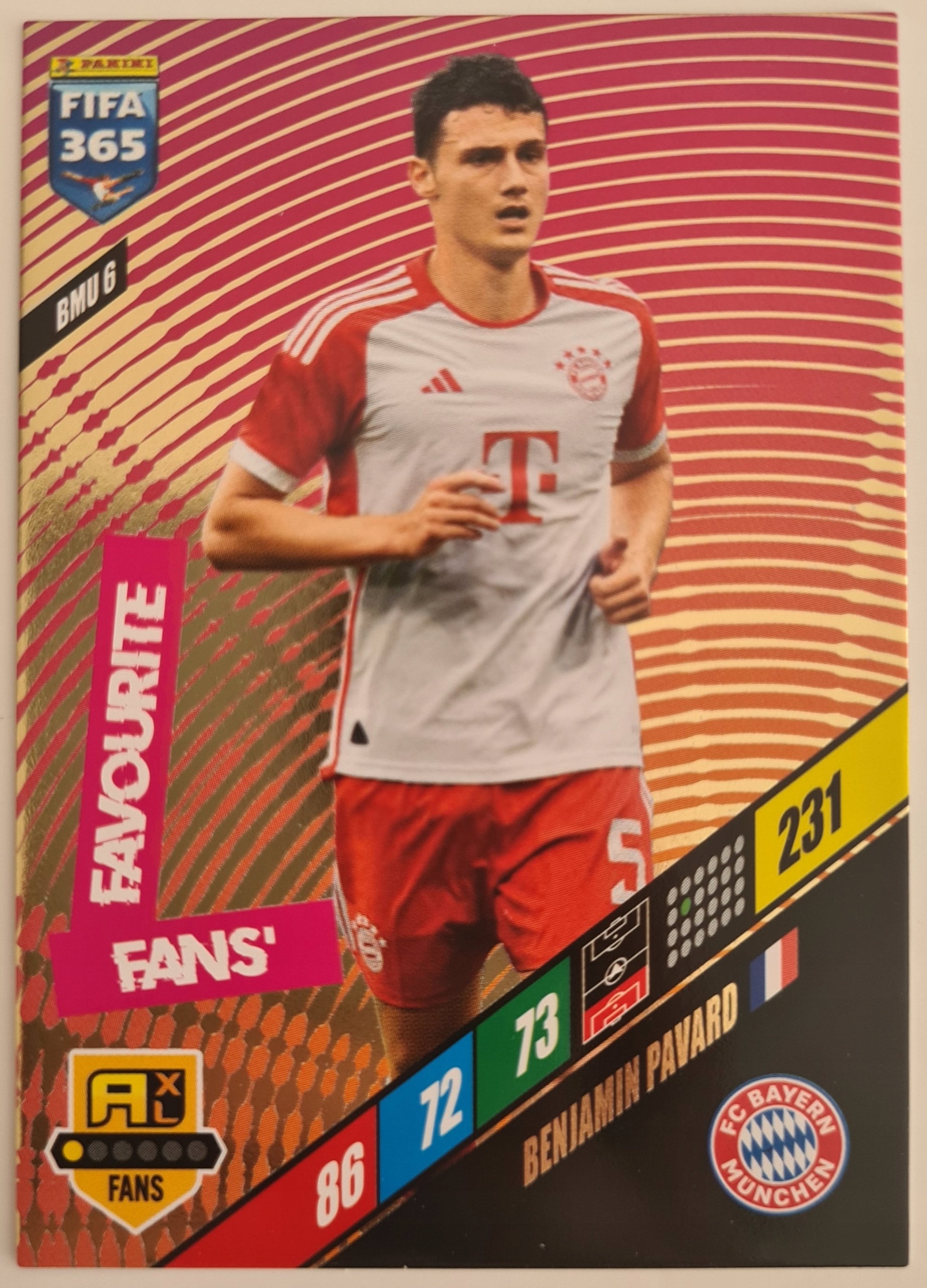 FI6 Pavard Bayern Monachium Panini Fifa 365 2024 Fans
