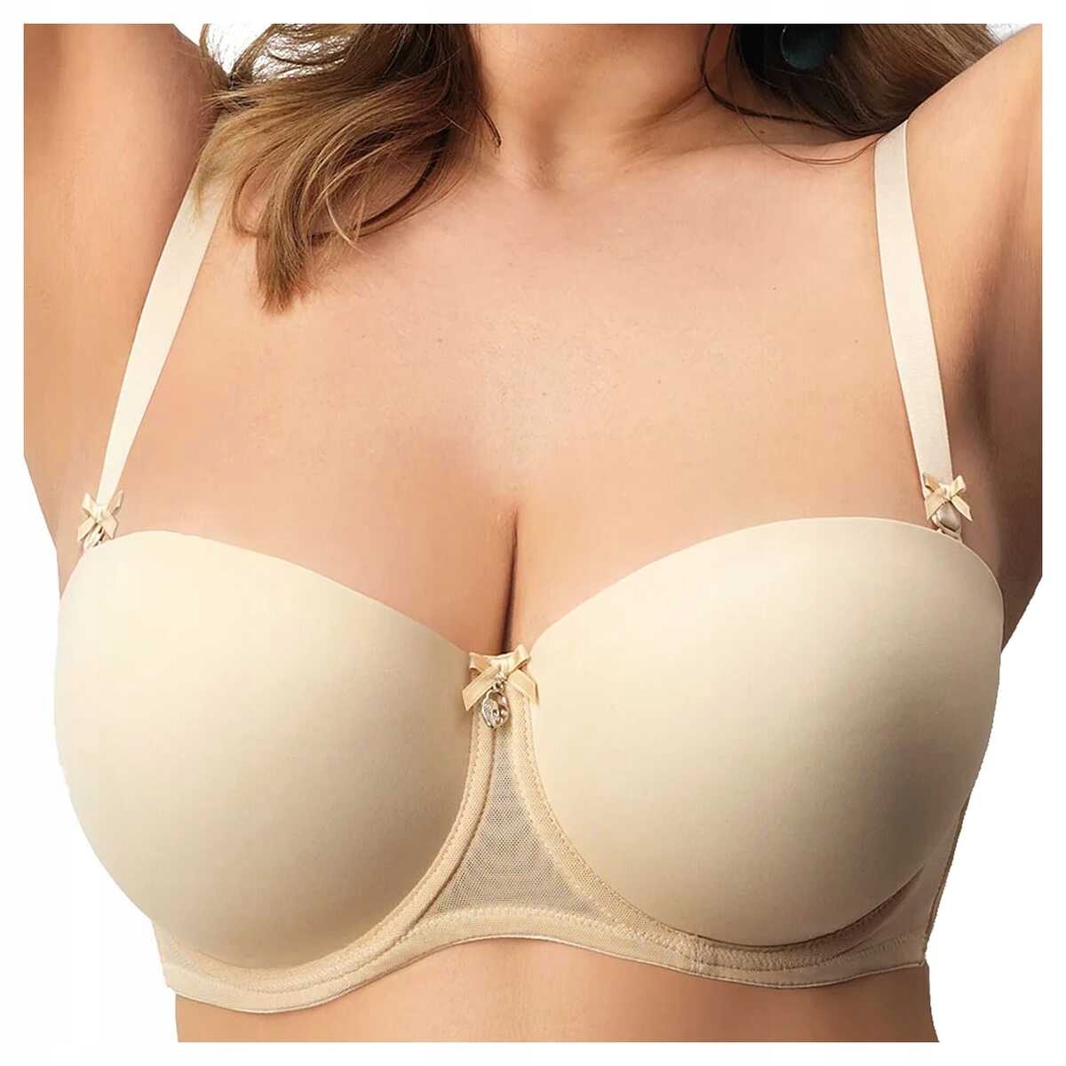 Corin Podprsenka bardotka hladká vyztužená Karolina Ba 25706 béžová 65I