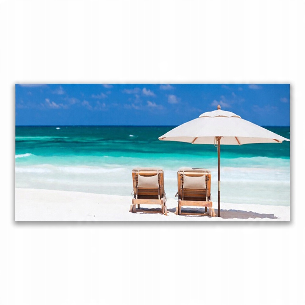 

Fotoobraz na ścianę 120x60 Plaża Parasol Krajobraz