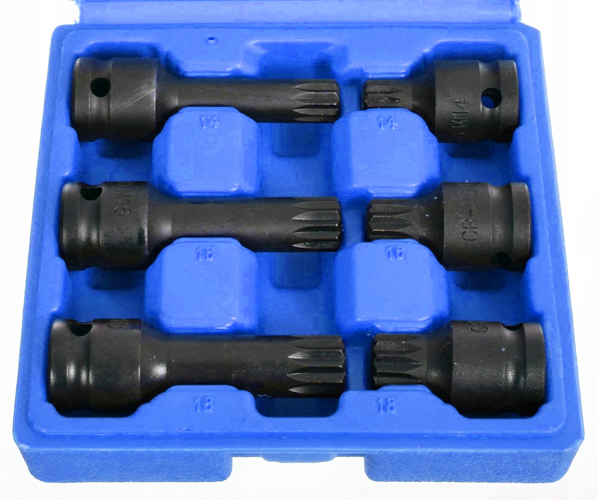 ZESTAW BIT SPLINE UDAROWE 1/2 M14 - M18 PIASTY VAG EAN (GTIN) 5901477149191