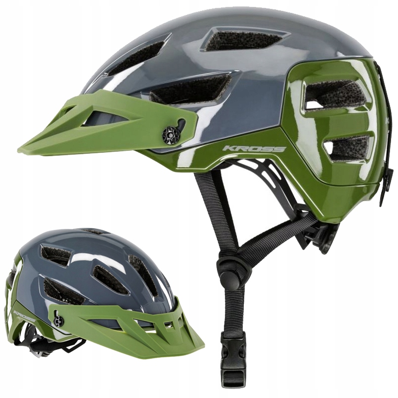 Kask Rowerowy Kross Adenturo Pro Regulowany M 54-58cm Mtb Hulajnogę Rower