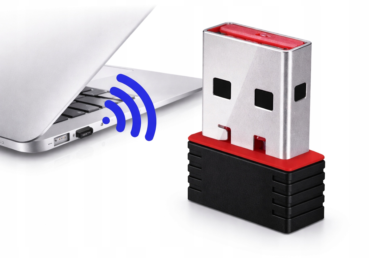 Mini Adapter WiFi USB 2.4G Plug&Play Bez Sterownika Karta Sieciowa PC