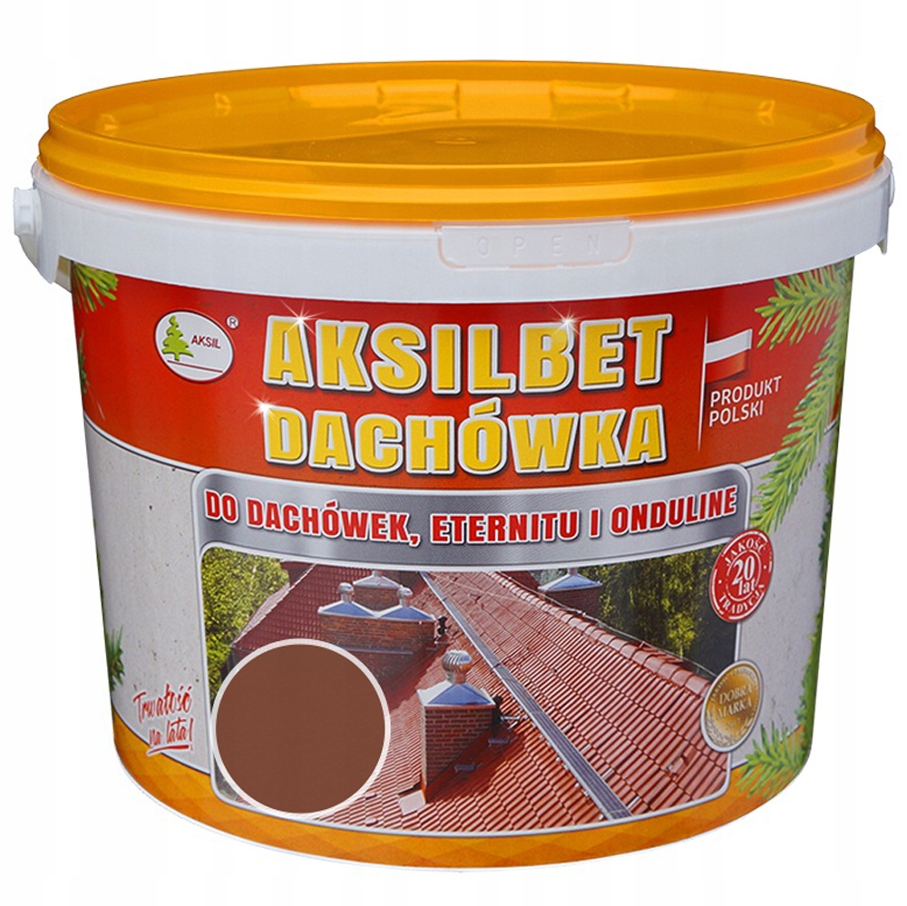 

Farba do dachu Aksilbet Dachówka Klinkier 10L