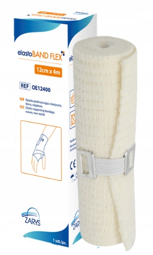 

Zarys Bandaż Elastyczny Elastoband 12cm x 4m 1szt