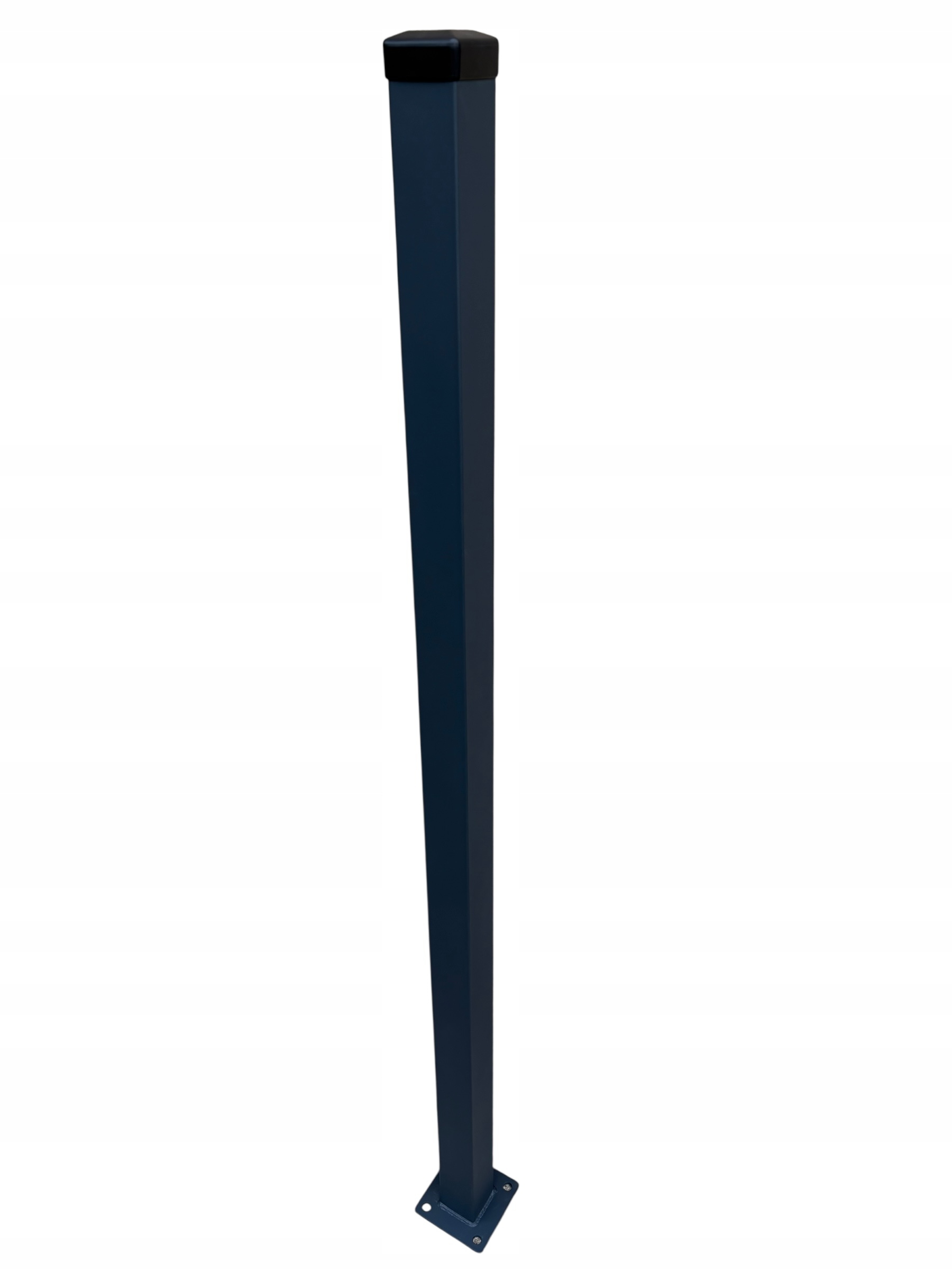 Plotový Sloupek 120 CM 80X80 MM Na Základně Pro Kostku Beonu Ral 7016