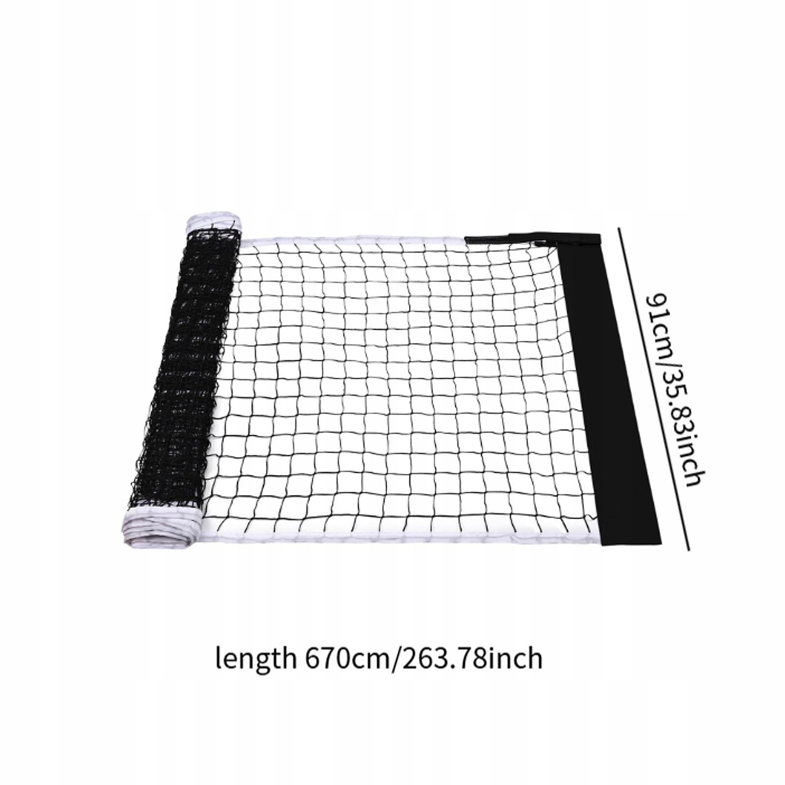 Стабільна Зносостійка Портативна Сітка Pickleball 21,98 Футів (Без Рами Pickle Ball