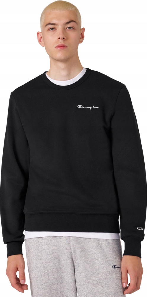 Pánská Mikina Champion Crewneck Sweatshirt Černá 221792 KK001 velikost XL
