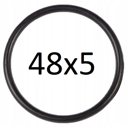 Oring 48X5 mm NBR70 gumový olejotěsný těsnící materiál 100 ks