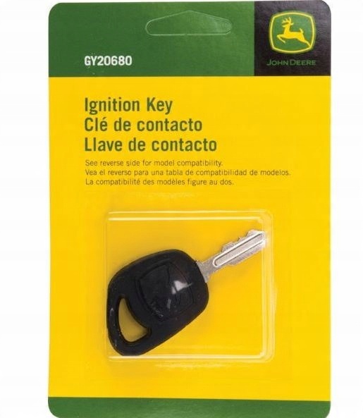 

Kluczyk stacyjki traktorka John Deere GY20680