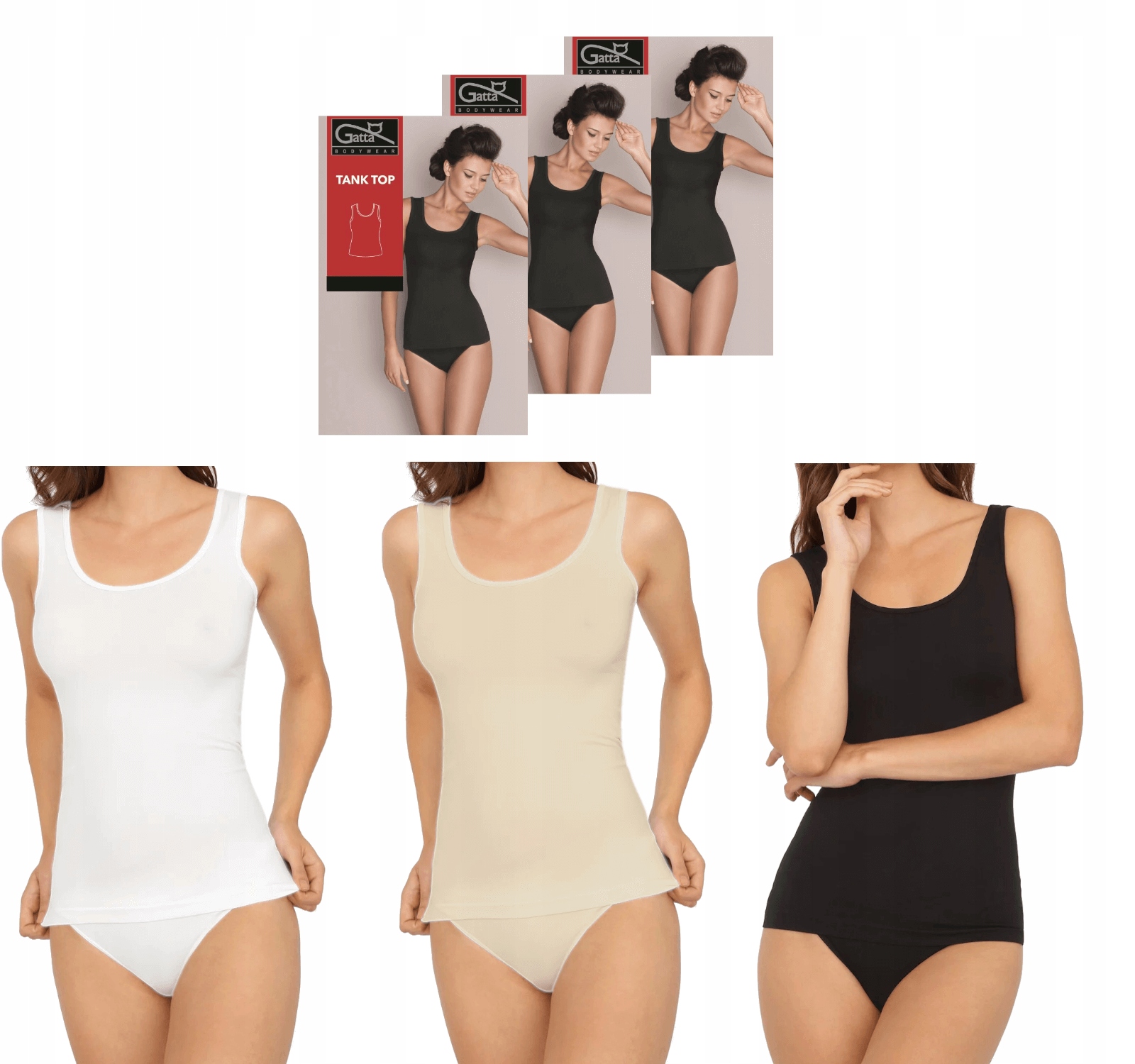 

Podkoszulek Top Tank Gatta Seamless 3-PACK M