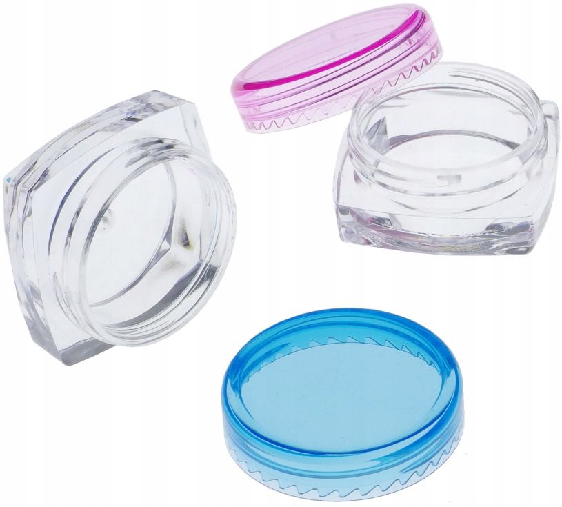 

Pojemnik plastikowy kwadrat 3ml zakręcany, OR304