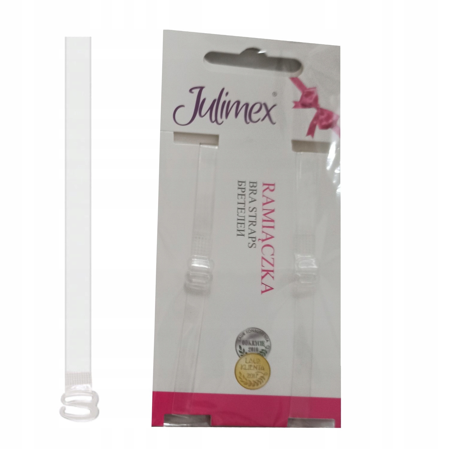 

Julimex Ramiączka silikonowe RT-01 6MM prezroczyst