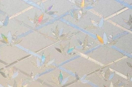 Statická okenná fólia bambus 45 cm x 15 m G-10257