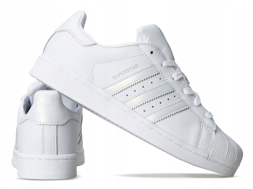 

Białe Buty Damskie Adidas Superstar AQ1214 Trampki