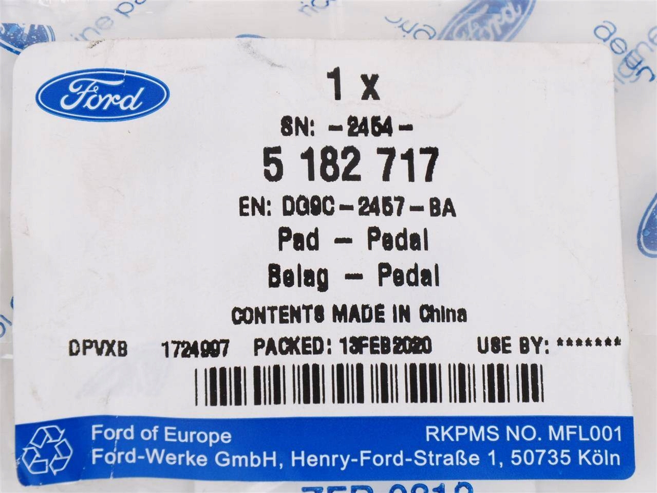 накладка oe FORD 5182717