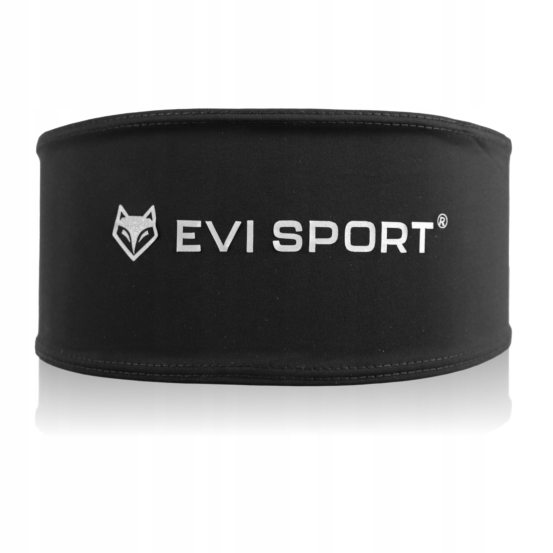 OPASKA na Głowę TERMOAKTYWNA do Biegania SPORTOWA Czarna ODBLASKOWA CIENKA Marka EVI