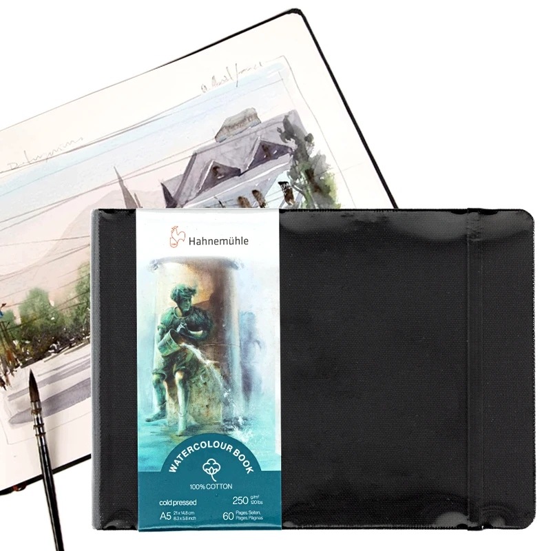 Szkicownik Hahnemühle Watercolor Book 100% bawełny A5, 250 g, 30 ark.