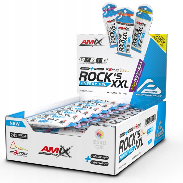 |24x| Rocks Energy Gel XXL 65g forest fruits