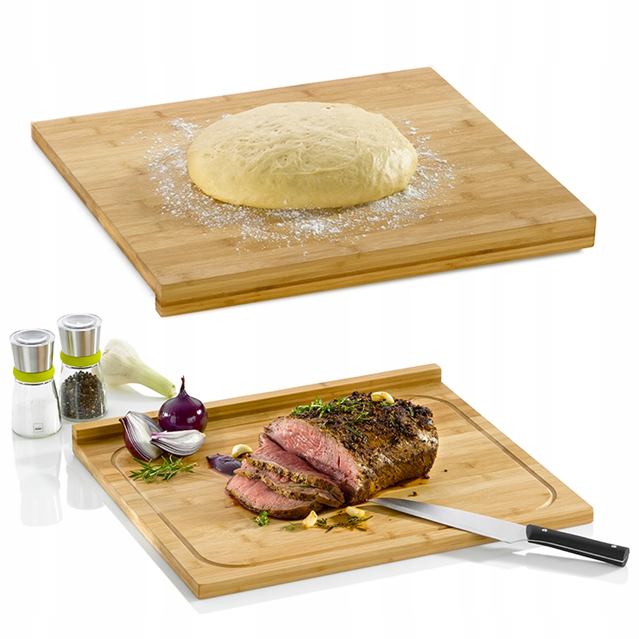 

Stolnica Deska Do Krojenia Bambus 53X46 cm 2-SIDED