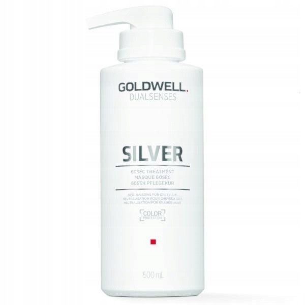 Goldwell Dualsenses Silver 60Sec Maska dla Włosów Siwych i Blondów 500ml