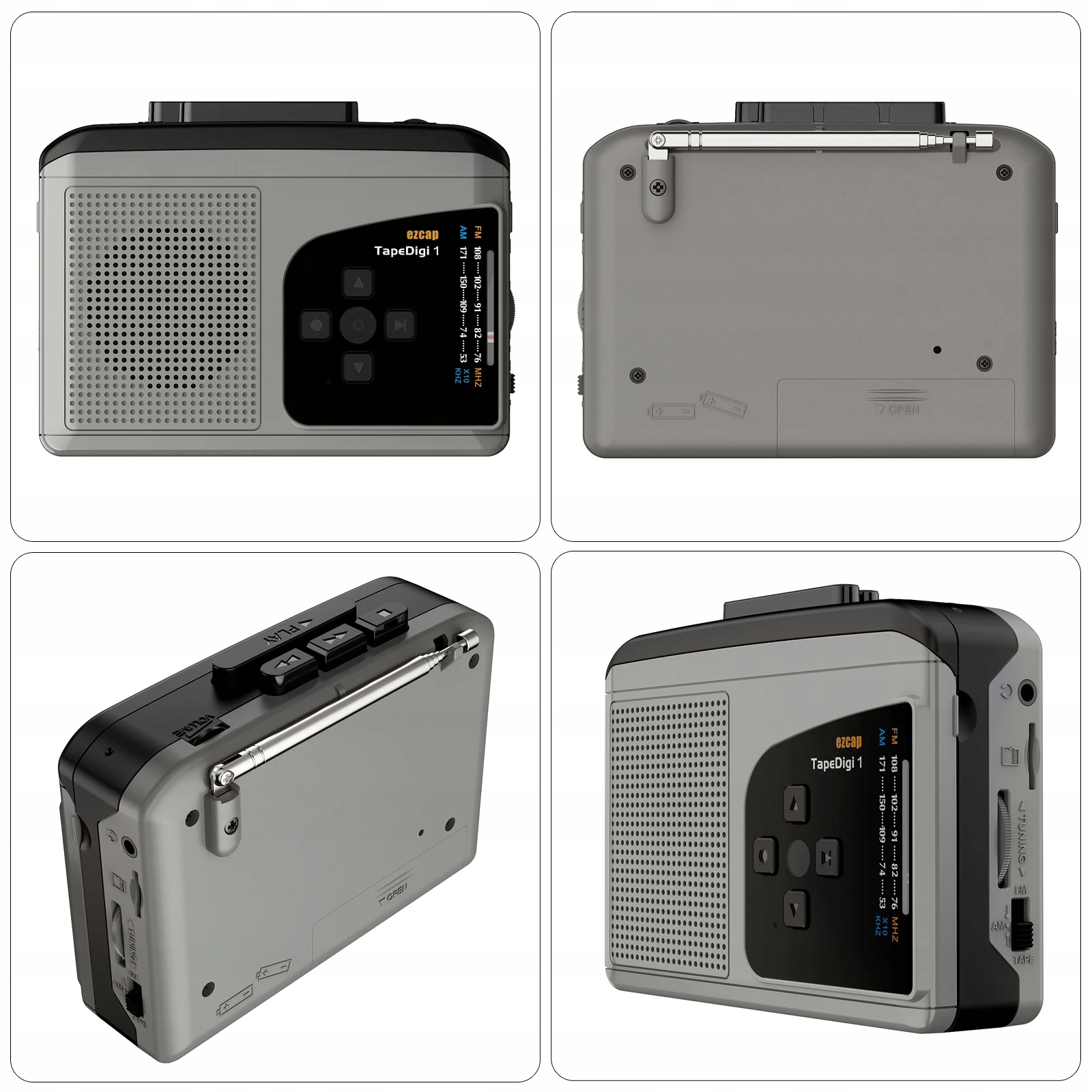 Magnetofon kasetowy SNF_CE16861 czarny Model SNF_CE16861