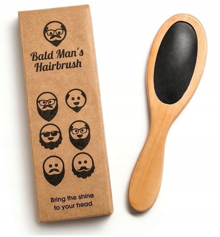 SZCZOTKA ŁYSEGO DO WŁOSÓW PREZENT NA URODZINY