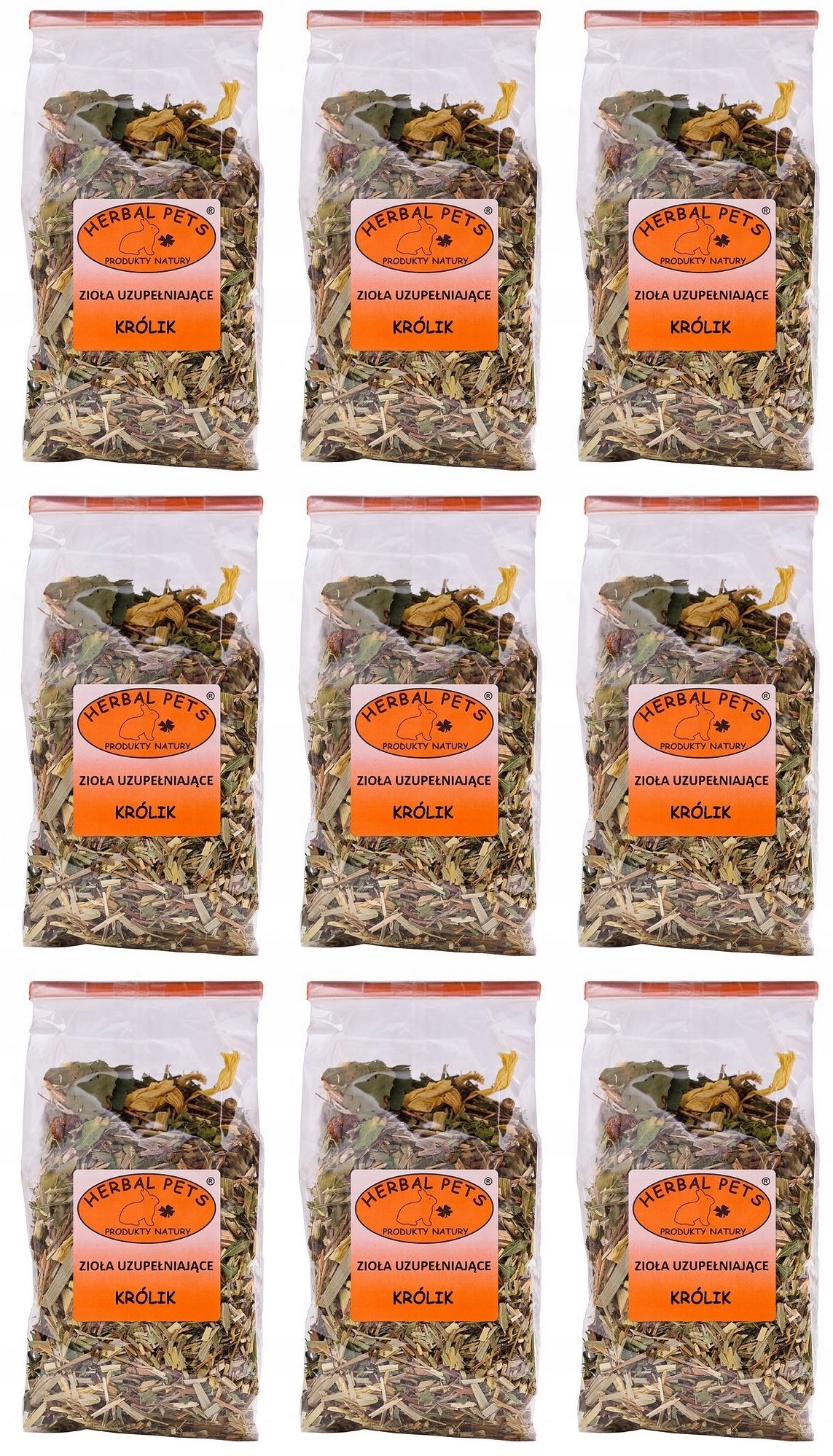 Levně Krmivo pro králíky Herbal Pets 9x0,1 kg