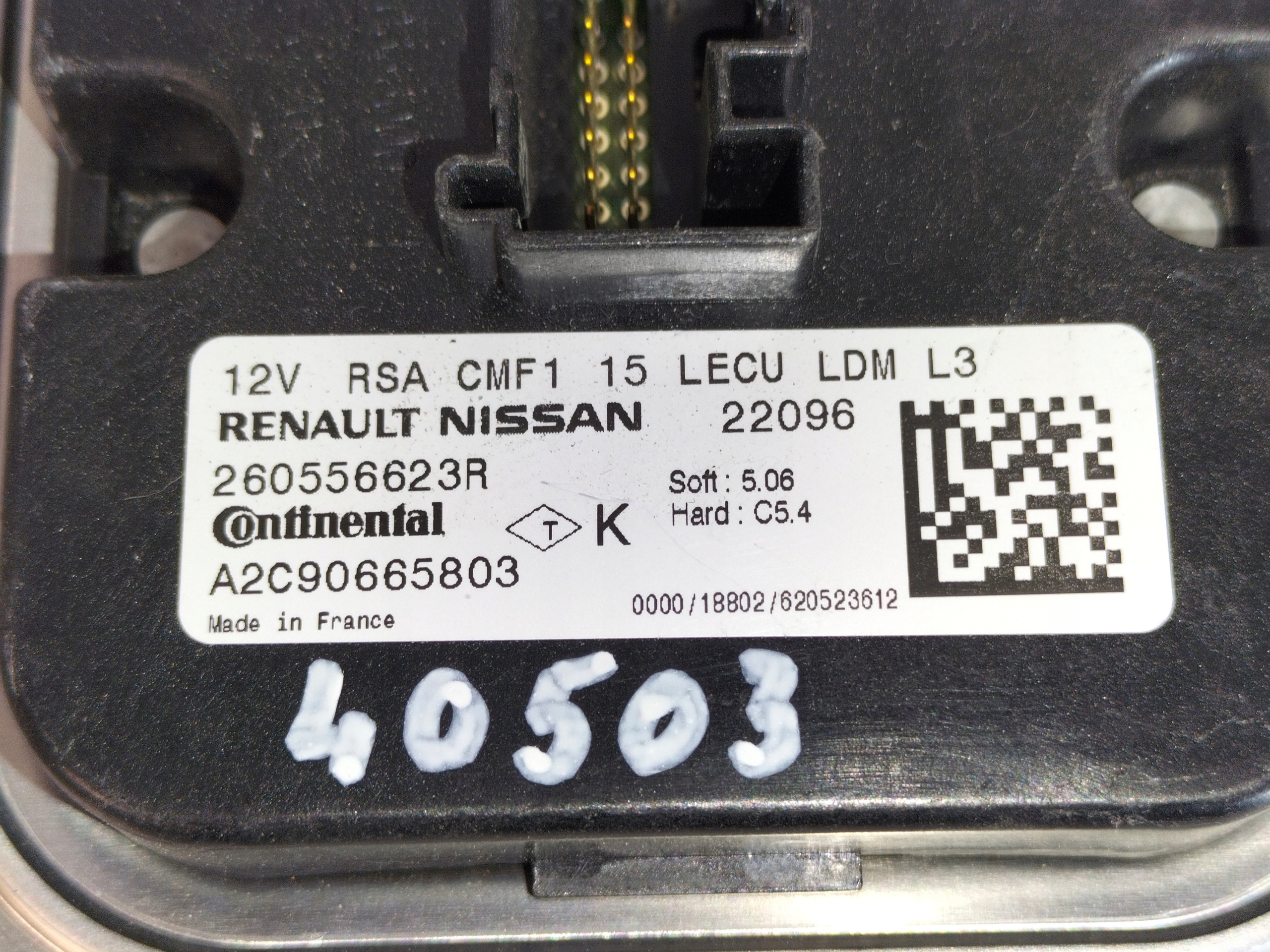 control unit module LED RENAULT CLIO IV 16- V 19- MEGANE IV 16- KADJAR 15