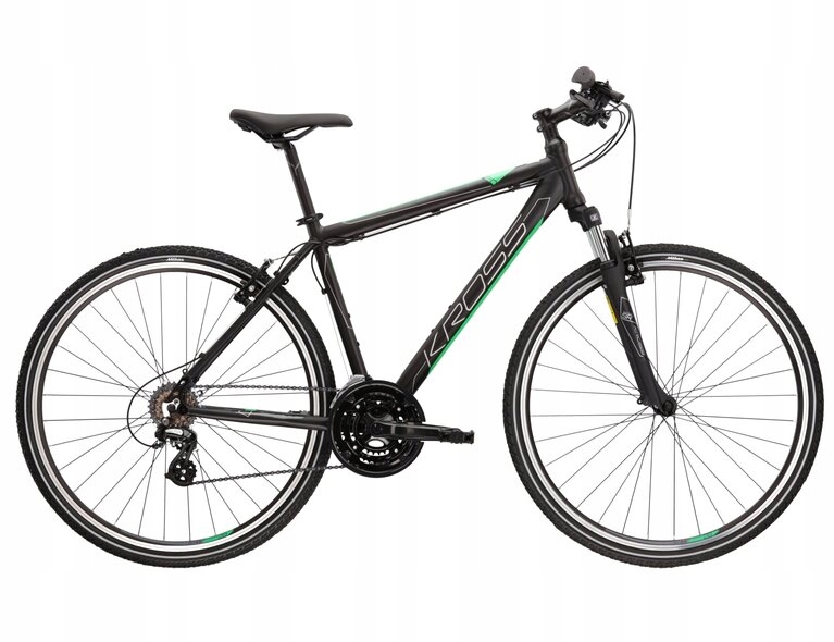Kross Evado 2.0 rozmiar S 17" czarno-zielony mat