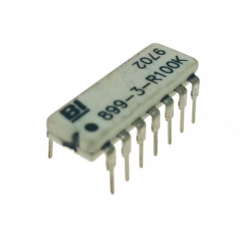 

Drabinka rezystancyjna 7x100k, DIP14