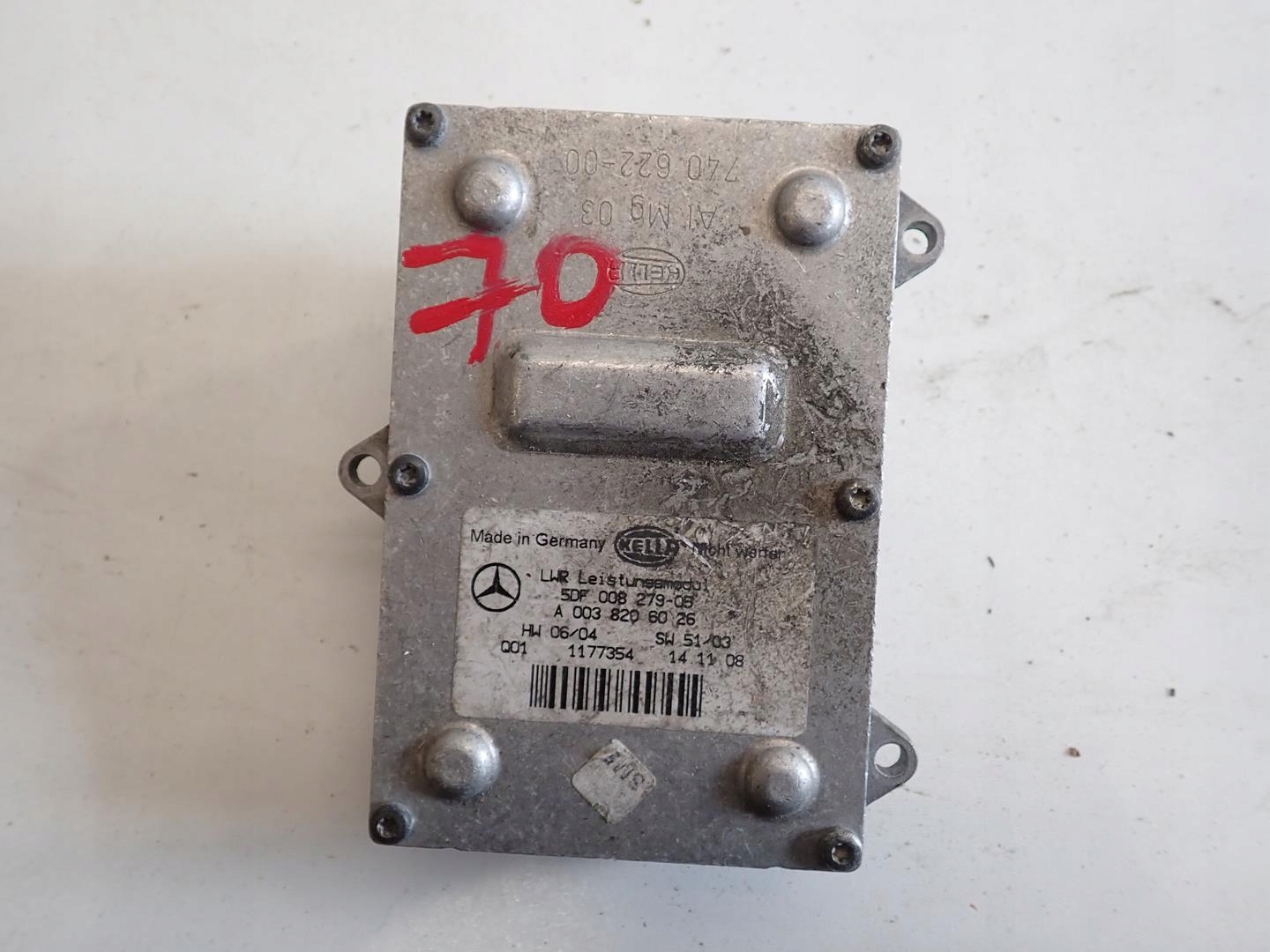 control unit module lights MERCEDES A0038206026