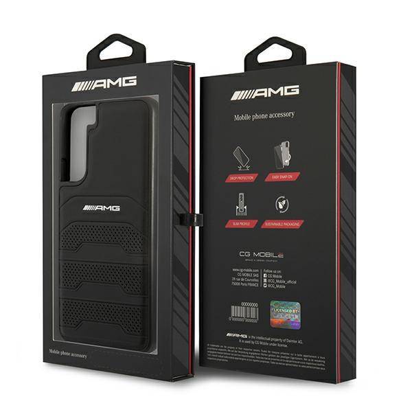 Amg AMHCS22MGSEBK Pouzdro pro Samsung Galaxy S22+ S906 černá/černá hardcase