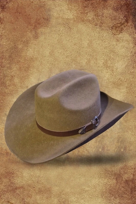 Kovbojský klobouk Wildbill plstěný světle hnědý 59