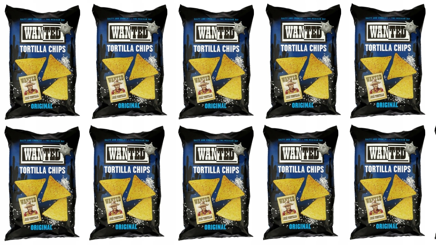 10x 200g Wanted Original tortilla chipsy kukurydziane Karton