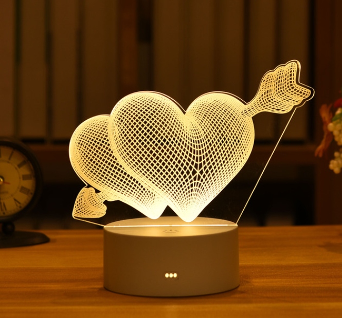 

Lampka led 3D dedykacja na Ślub Rocznicę