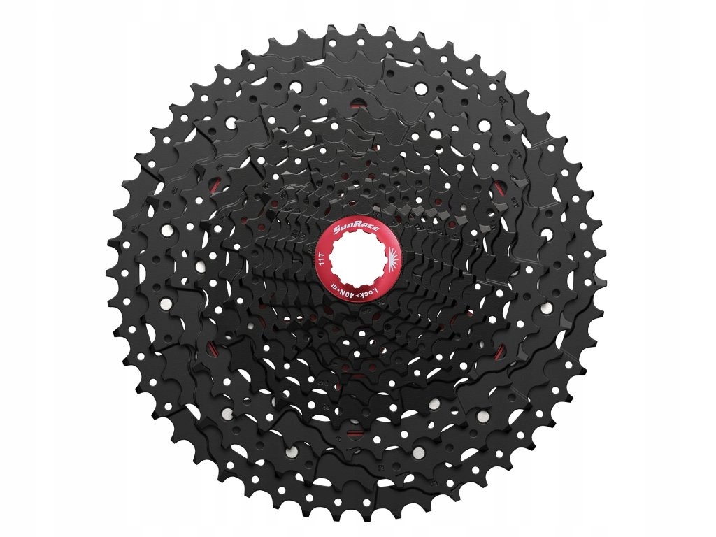 kaseta 11-51T 12-rzędowa Sunrace CSMZ903 Xt Slx czarna bębenek Shimano Hg