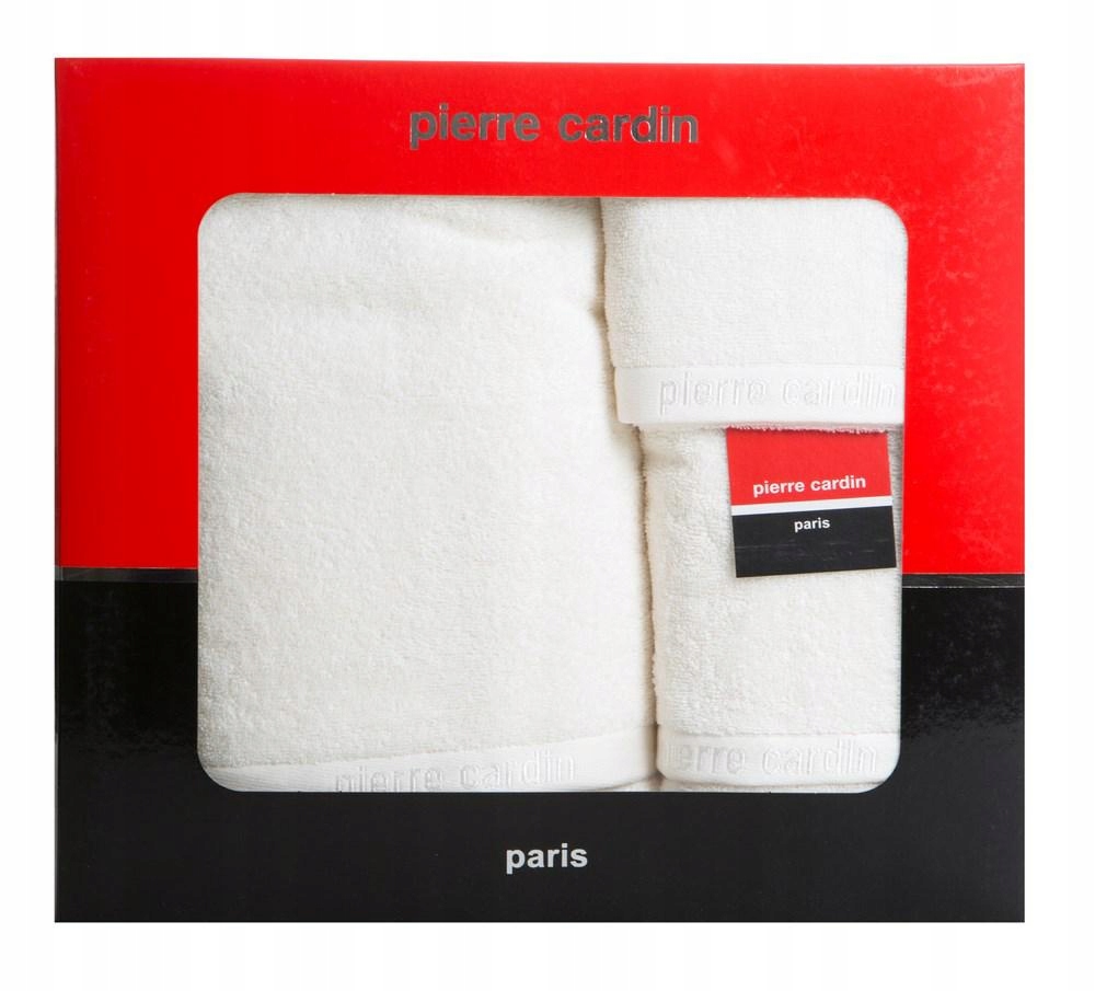 Sada ručníků v krabičce Evi 3dílná krémová 430 g/m2 Pierre Cardin