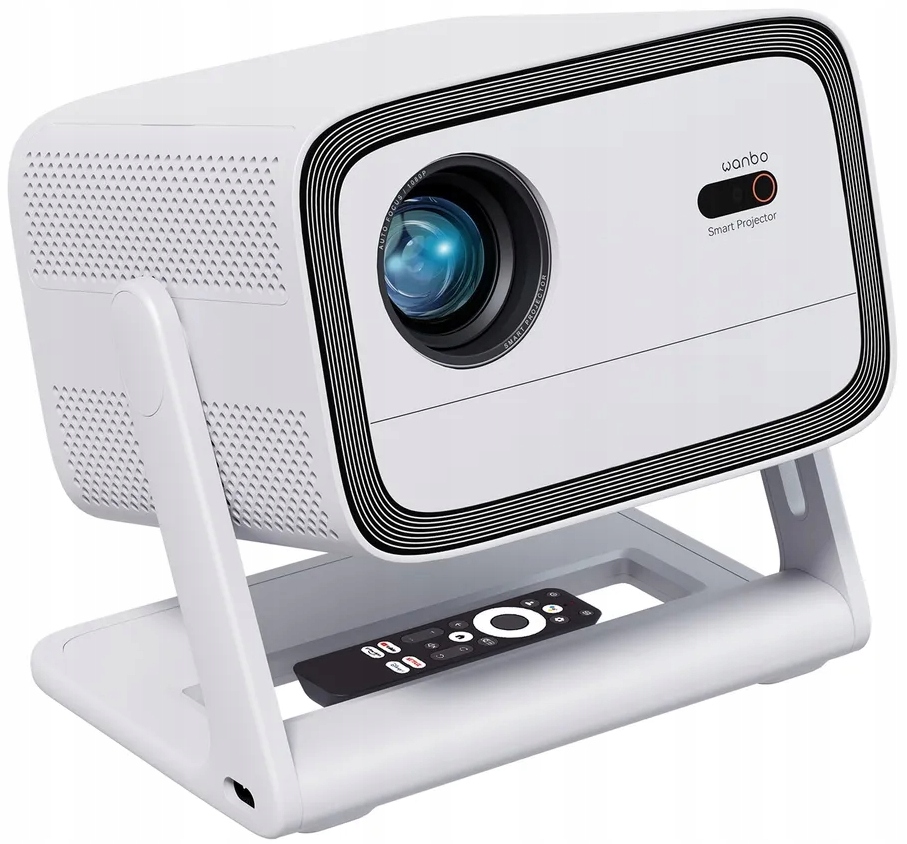 Wanbo Vali 1 Projektor LCD 900 Ansi Android Tv 11 FullHD Hdmi Usb biały