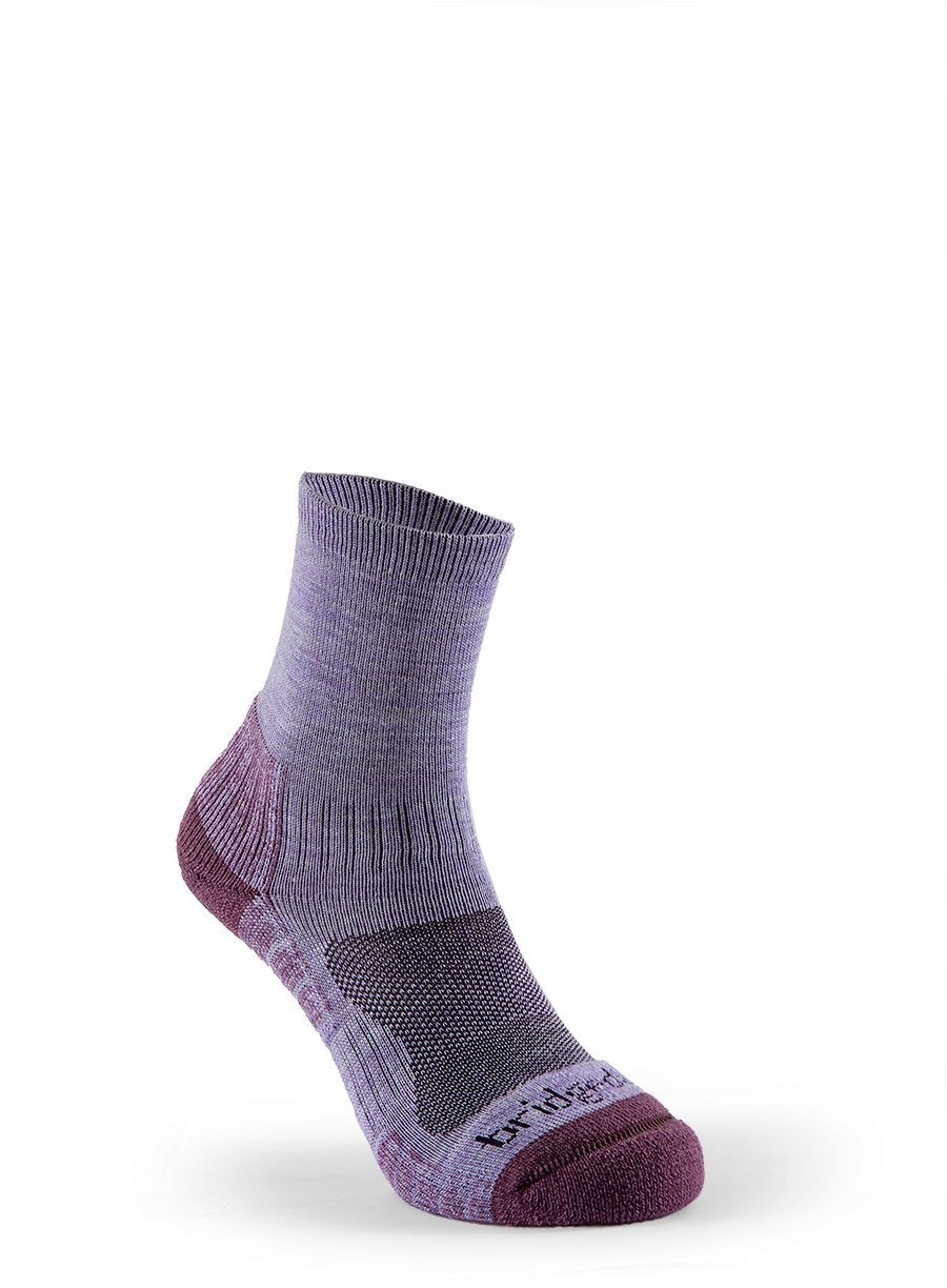 Ponožky Bridgedale Hike Lt Merino P 3/4 Crew htr/damson