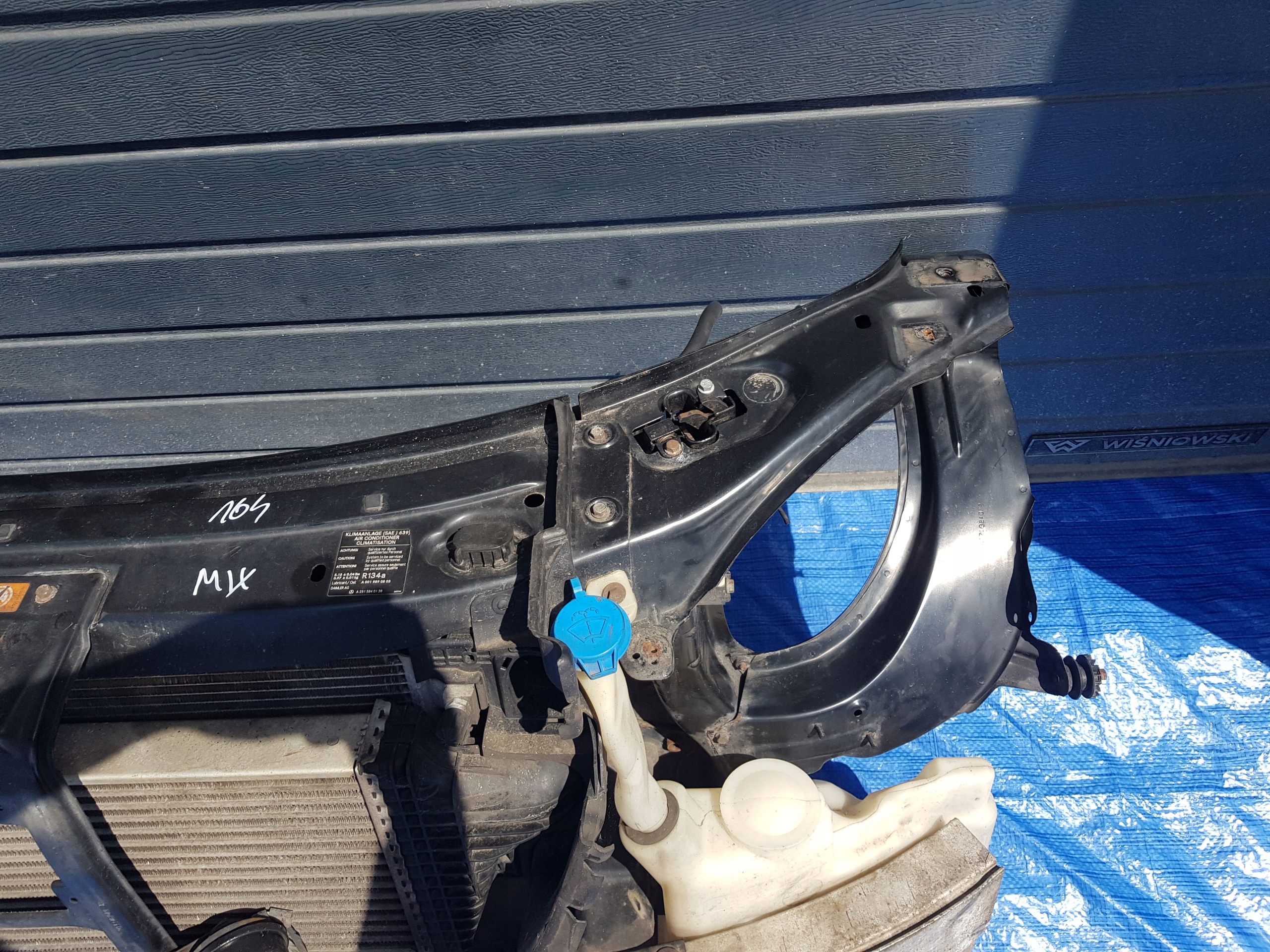 support panel for radiators radiator MERCEDES ML W164 GL X164 CDI