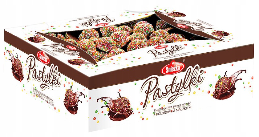 Levně Bonbóny Pastilka s mačkem 2.3 kg Śnieżka