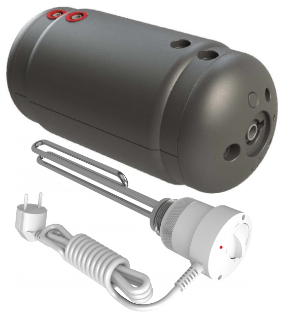Bojler Dwupłaszczowy turbo Elektromet 120 L Grzałka