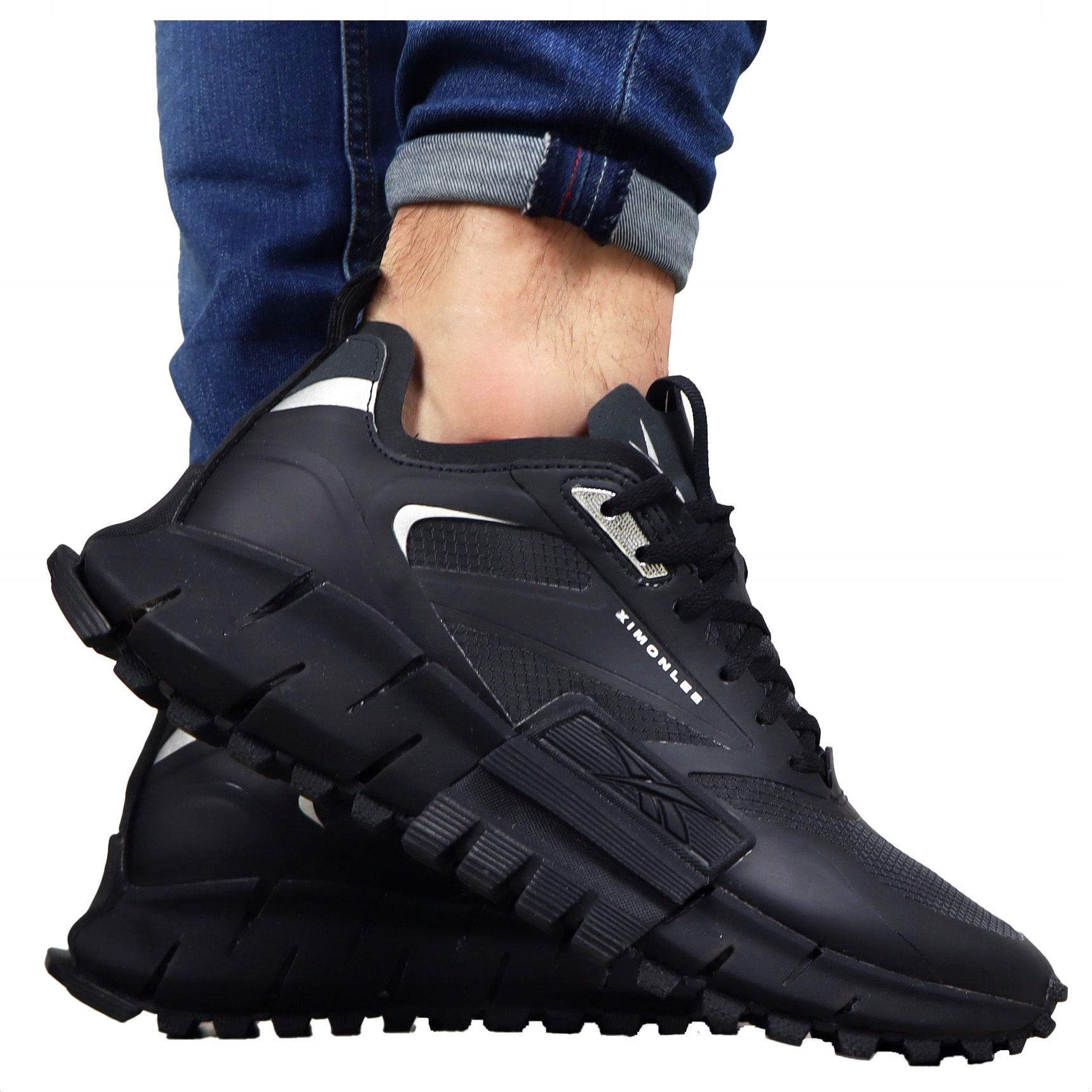 pánské trekové sportovní boty Reebok do práce Černé trailové