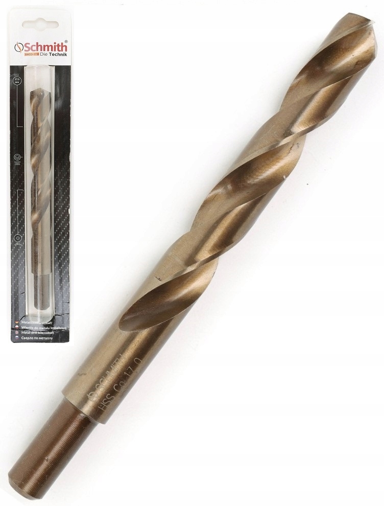 

Wiertło Do Metalu Kobaltowe 17mm HSS-Co Schmit