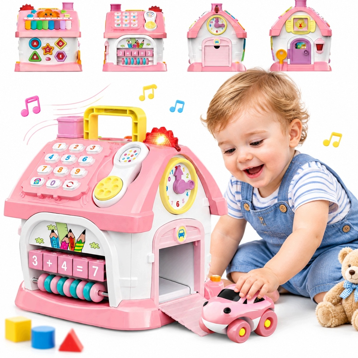 Sorter Domek Interaktywny Multidomek Edukacyjny Melodie Tonacje Muzyczne