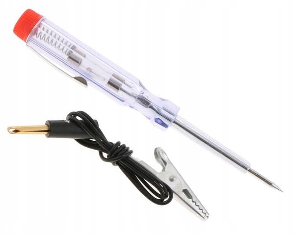 Próbówka Samochodowa Próbnik Napięcia Samochodowy Krokodylek 6V 12V 24V